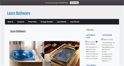 Desktop Screenshot of lascobathware.net
