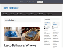 Tablet Screenshot of lascobathware.net